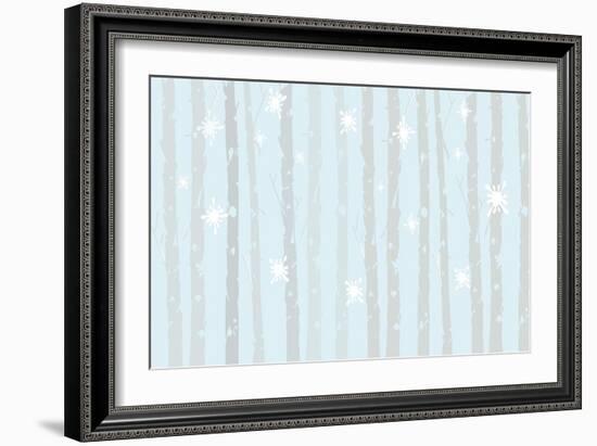 Snowing-Anne Cote-Framed Giclee Print