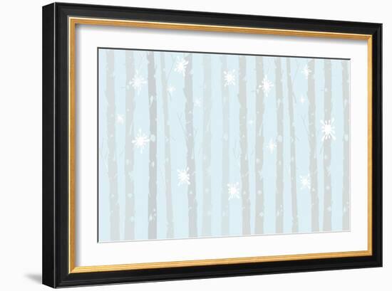 Snowing-Anne Cote-Framed Giclee Print