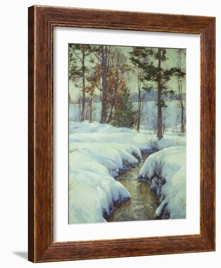 Snowladen Brook, Walter Launt Palmer (1854-1932)-Walter Launt Palmer-Framed Giclee Print