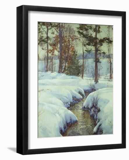 Snowladen Brook, Walter Launt Palmer (1854-1932)-Walter Launt Palmer-Framed Giclee Print