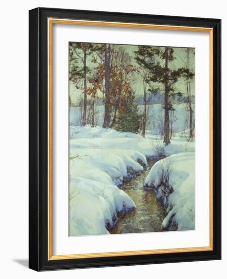 Snowladen Brook, Walter Launt Palmer (1854-1932)-Walter Launt Palmer-Framed Giclee Print