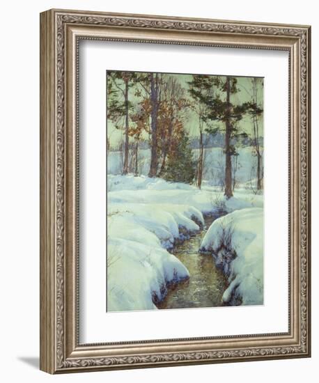 Snowladen Brook, Walter Launt Palmer (1854-1932)-Walter Launt Palmer-Framed Giclee Print