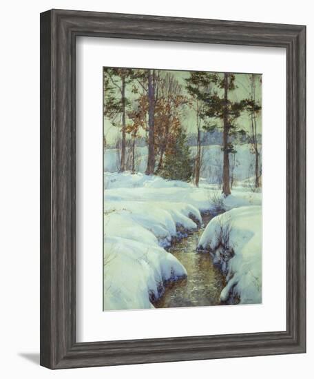 Snowladen Brook, Walter Launt Palmer (1854-1932)-Walter Launt Palmer-Framed Giclee Print