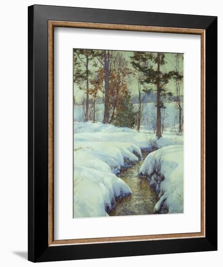 Snowladen Brook, Walter Launt Palmer (1854-1932)-Walter Launt Palmer-Framed Giclee Print