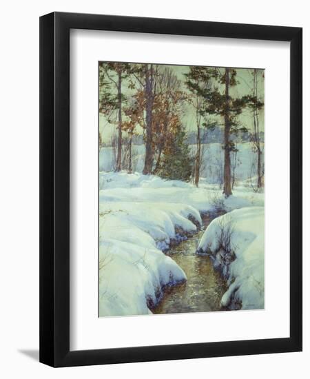 Snowladen Brook, Walter Launt Palmer (1854-1932)-Walter Launt Palmer-Framed Giclee Print