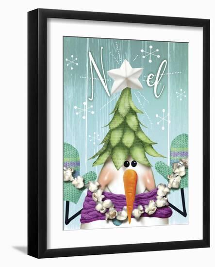 Snowman 2 Treehat-Margaret Wilson-Framed Giclee Print