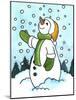 Snowman 3-Abraal-Mounted Giclee Print