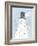 Snowman-A-Glow-Clara Wells-Framed Giclee Print