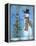 Snowman and Christmas Tree-Marilyn Dunlap-Framed Stretched Canvas