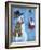 Snowman and Lovebirds-Marilyn Dunlap-Framed Art Print