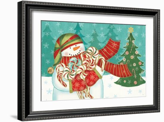 Snowman Candyland I-Veronique Charron-Framed Art Print
