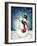 Snowman Cheers II-Elizabeth Medley-Framed Art Print