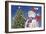 Snowman Decorating Tree-William Vanderdasson-Framed Giclee Print