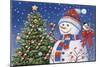 Snowman Decorating Tree-William Vanderdasson-Mounted Giclee Print