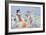 Snowman Family, 1995-David Cooke-Framed Giclee Print