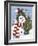 Snowman Holding a Christmas Tree-William Vanderdasson-Framed Giclee Print