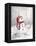 Snowman in Wood-MAKIKO-Framed Premier Image Canvas