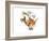 Snowman on a Reindeer-ZPR Int’L-Framed Giclee Print