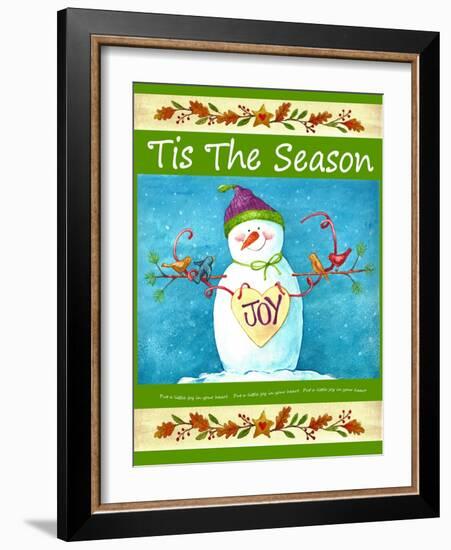 Snowman Season of Joy-Melinda Hipsher-Framed Giclee Print