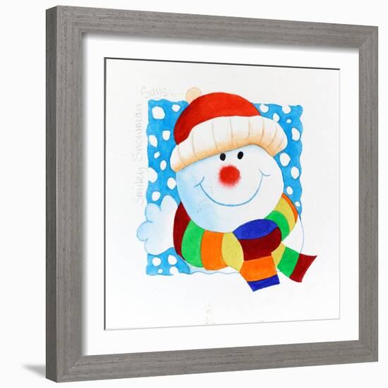 Snowman Square-Tony Todd-Framed Giclee Print