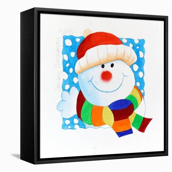 Snowman Square-Tony Todd-Framed Premier Image Canvas