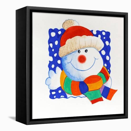 Snowman Square-Tony Todd-Framed Premier Image Canvas