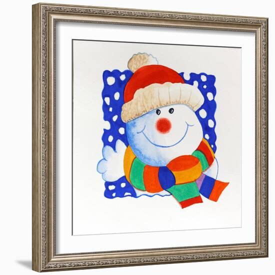 Snowman Square-Tony Todd-Framed Giclee Print