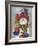 Snowman with Presents-William Vanderdasson-Framed Giclee Print