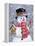 Snowman with Tophat-William Vanderdasson-Framed Premier Image Canvas