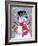 Snowman with Tophat-William Vanderdasson-Framed Giclee Print