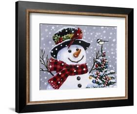 Snowman-William Vanderdasson-Framed Giclee Print