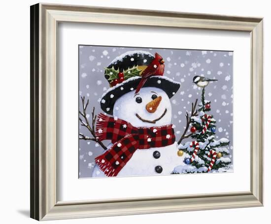 Snowman-William Vanderdasson-Framed Giclee Print