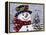 Snowman-William Vanderdasson-Framed Premier Image Canvas