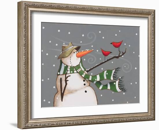 Snowman-Margaret Wilson-Framed Giclee Print