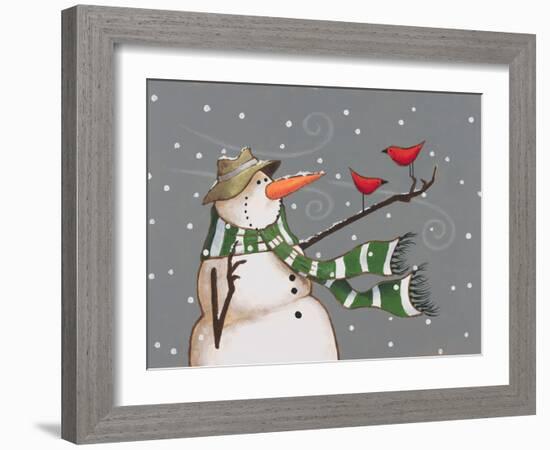 Snowman-Margaret Wilson-Framed Giclee Print