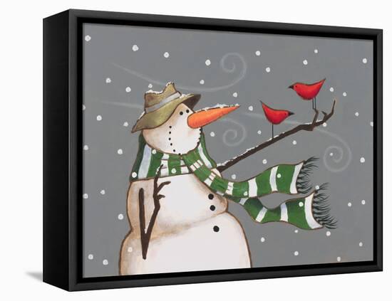Snowman-Margaret Wilson-Framed Premier Image Canvas