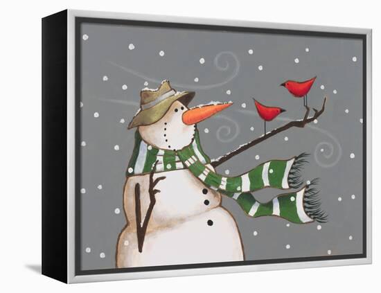 Snowman-Margaret Wilson-Framed Premier Image Canvas