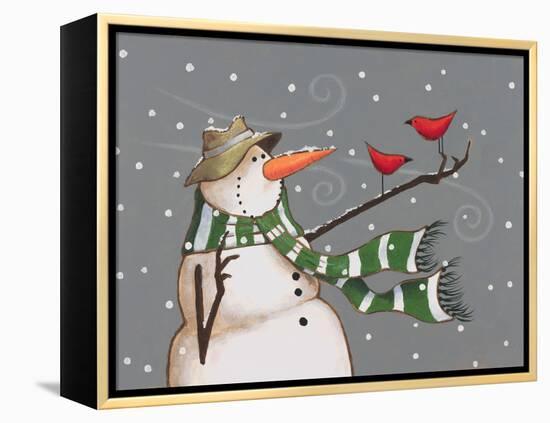 Snowman-Margaret Wilson-Framed Premier Image Canvas