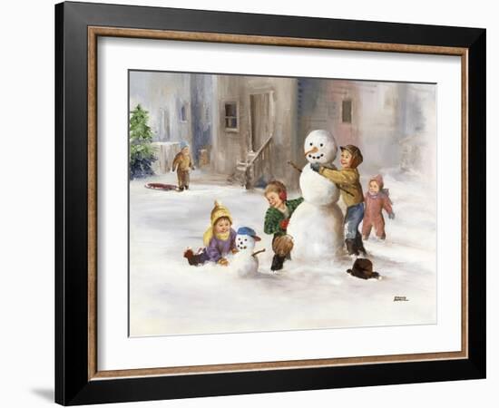 Snowman-Dianne Dengel-Framed Giclee Print