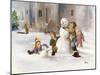 Snowman-Dianne Dengel-Mounted Giclee Print