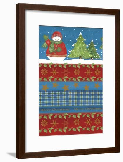 Snowman-Maria Trad-Framed Premium Giclee Print