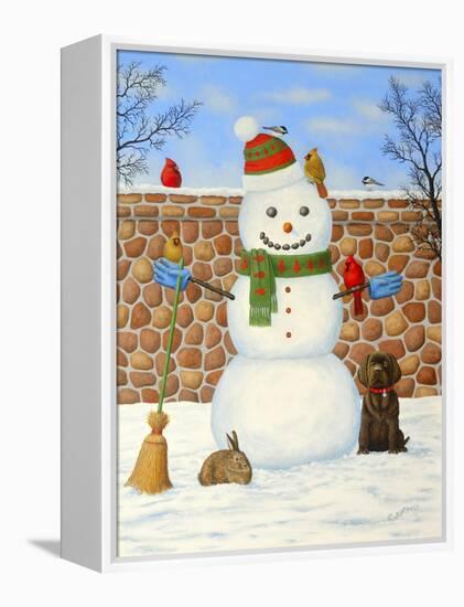 Snowman-Robert Wavra-Framed Premier Image Canvas