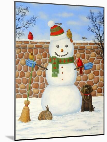 Snowman-Robert Wavra-Mounted Giclee Print