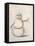 Snowman-Leah Saulnier-Framed Premier Image Canvas