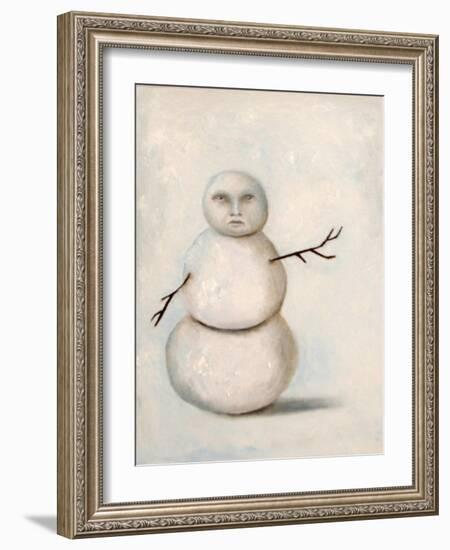 Snowman-Leah Saulnier-Framed Giclee Print