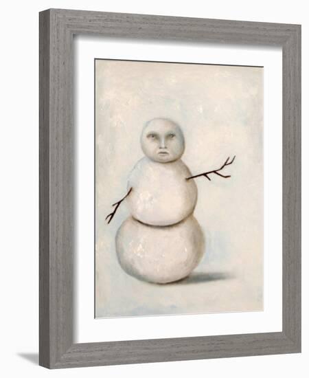 Snowman-Leah Saulnier-Framed Giclee Print
