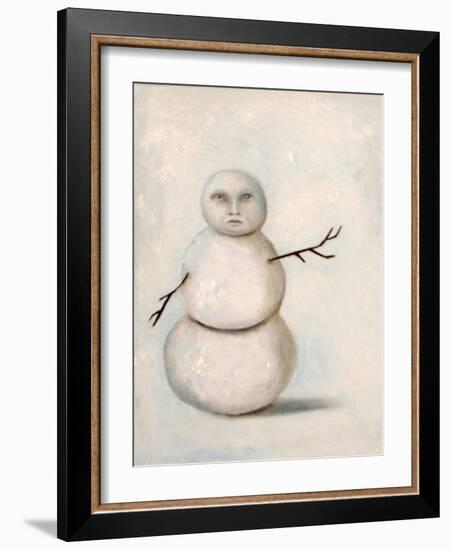 Snowman-Leah Saulnier-Framed Giclee Print