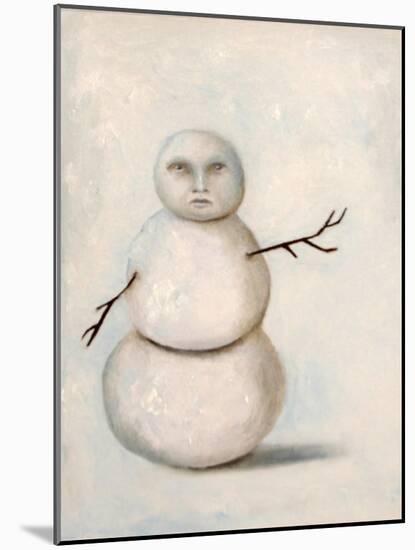 Snowman-Leah Saulnier-Mounted Giclee Print