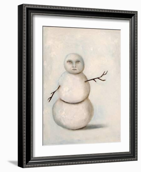 Snowman-Leah Saulnier-Framed Giclee Print