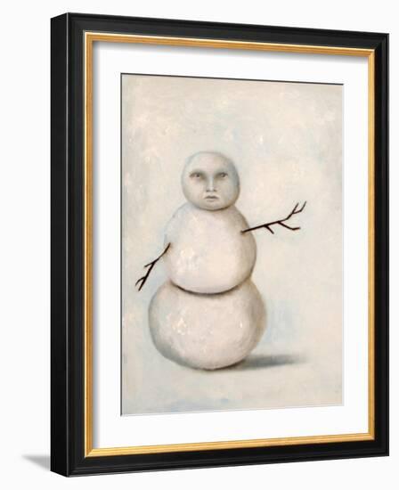 Snowman-Leah Saulnier-Framed Giclee Print